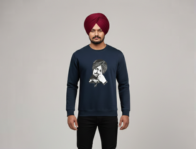 Moosewala Legacy Shirt (Dark Blue)