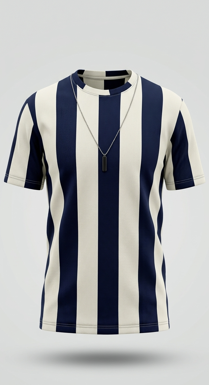 Men's Retro Shirt (Blue)