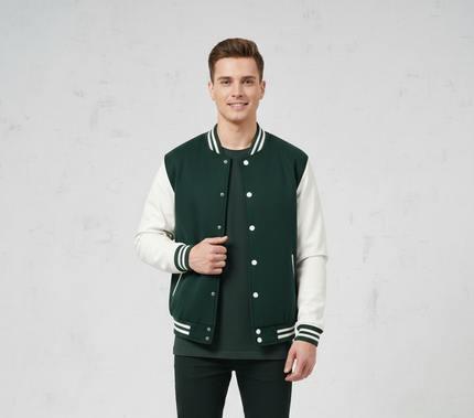 Baseball  Jacket (Green)