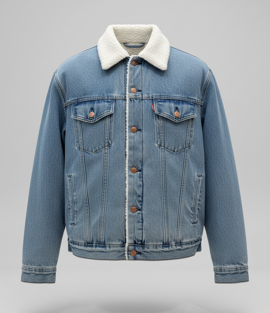 Men's Denim Jacket (Light Blue)