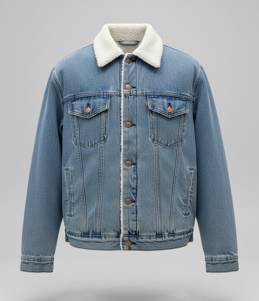 Men's Denim Jacket (Light Blue)