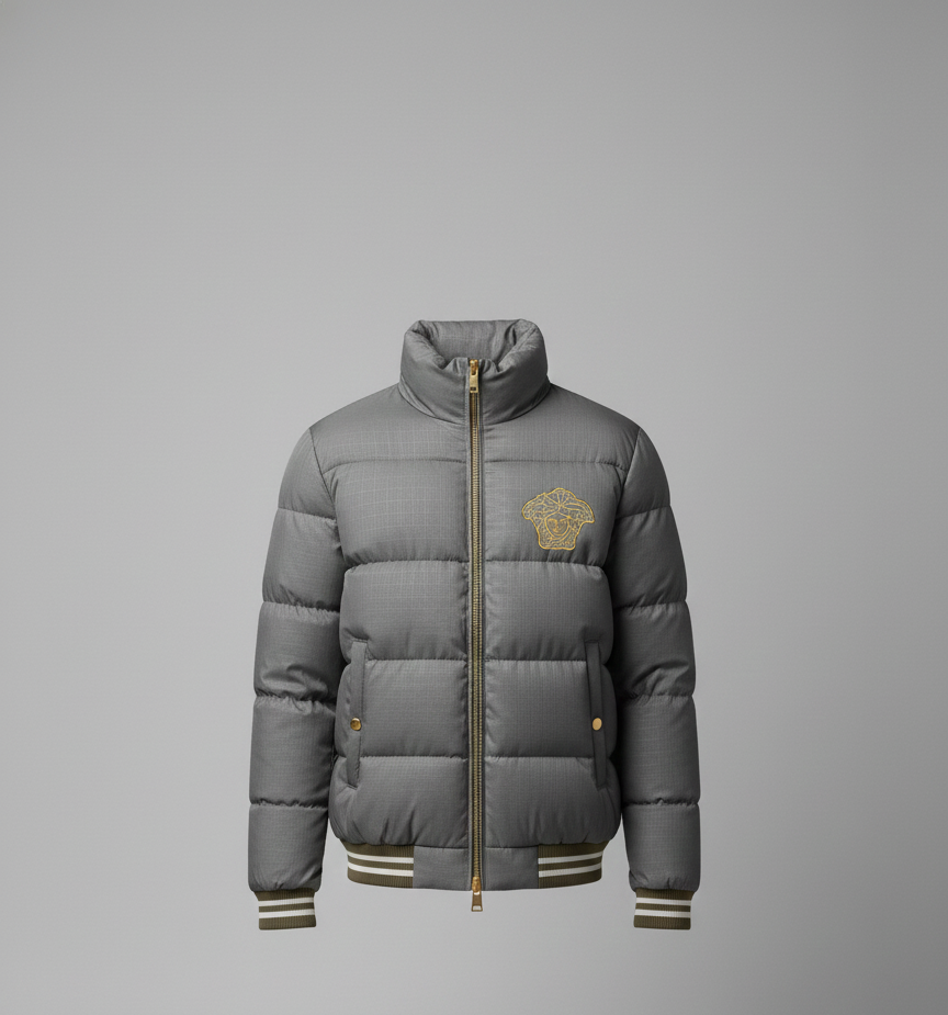 Puffer Jacket (Silver)