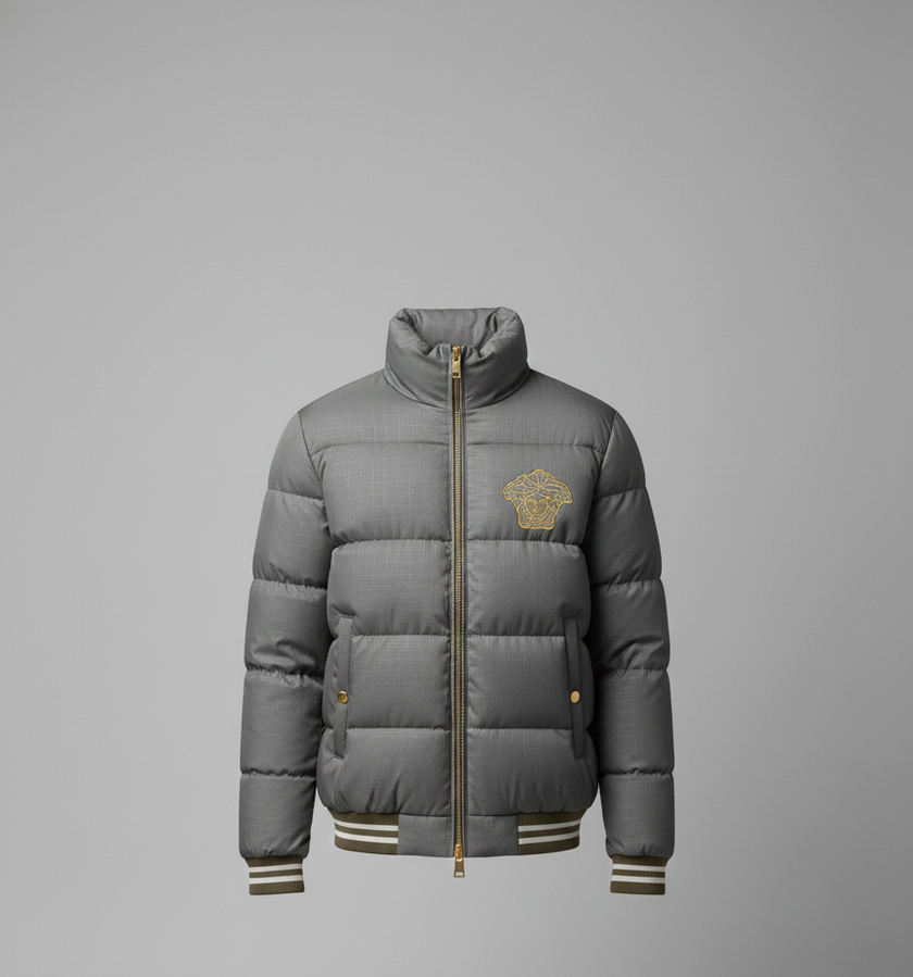 Puffer Jacket (Silver)