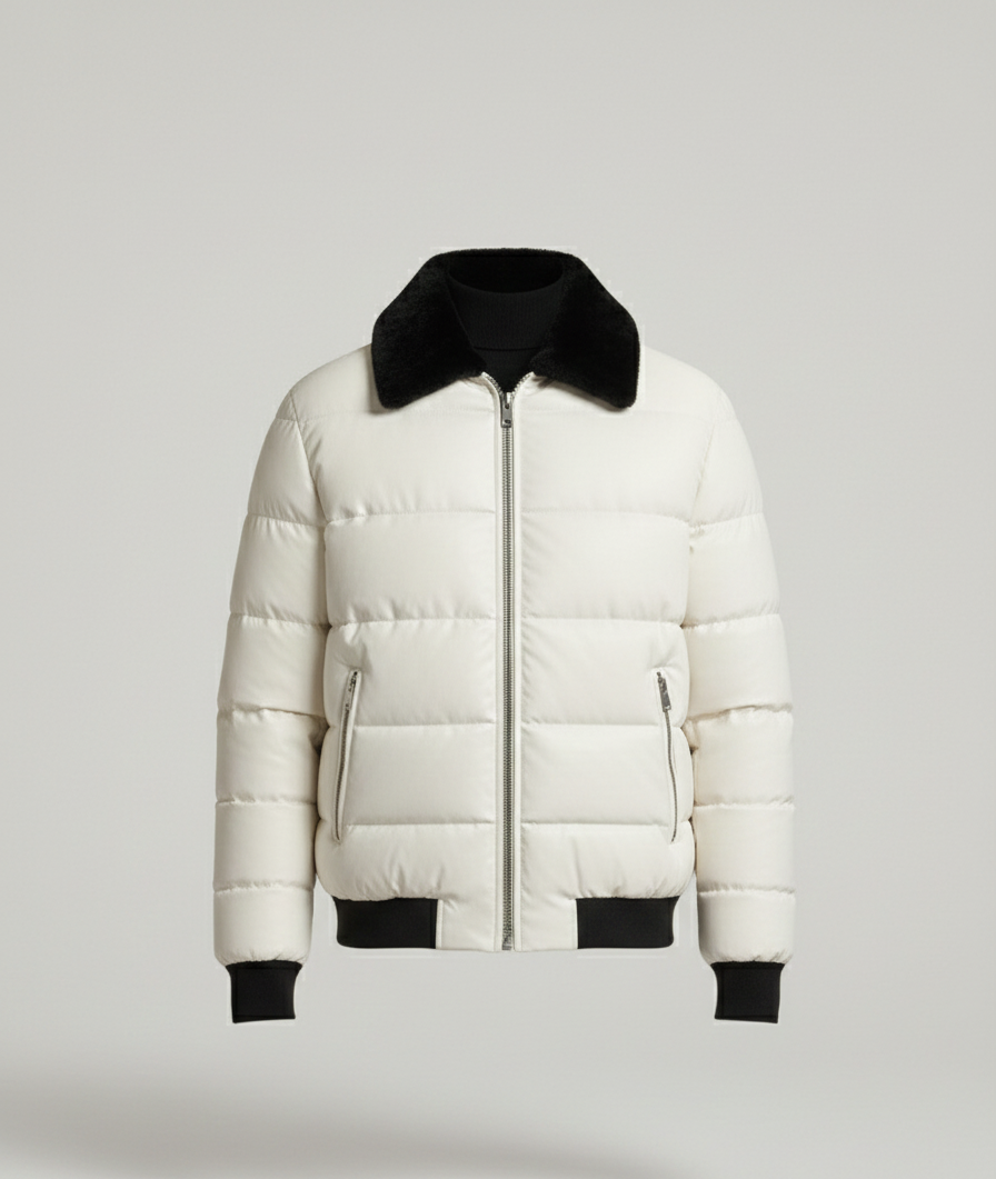 Puffer Jacket (White)