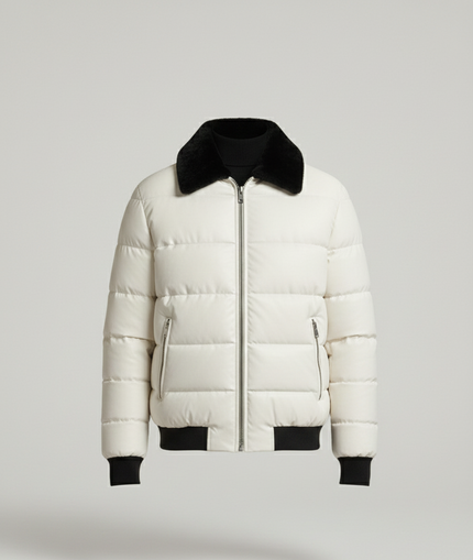 Puffer Jacket (White)