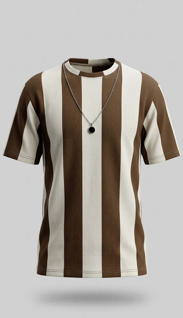 Men's Retro Shirt (Brown)