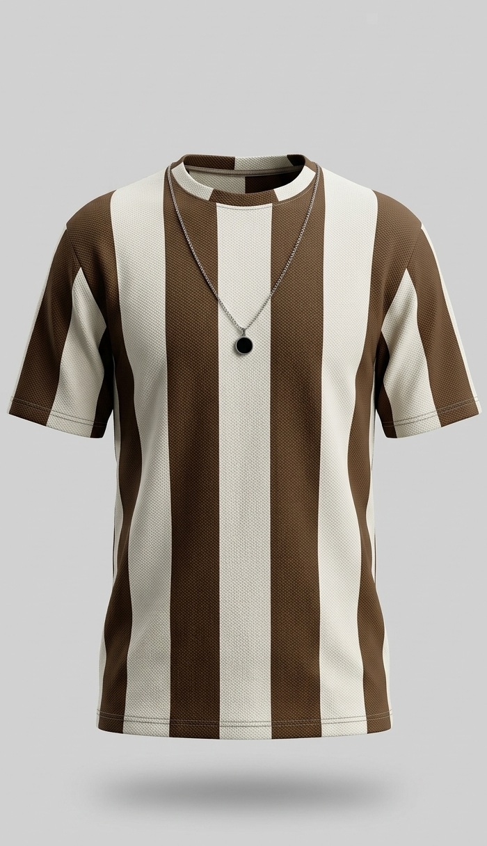 Men's Retro Shirt (Brown)
