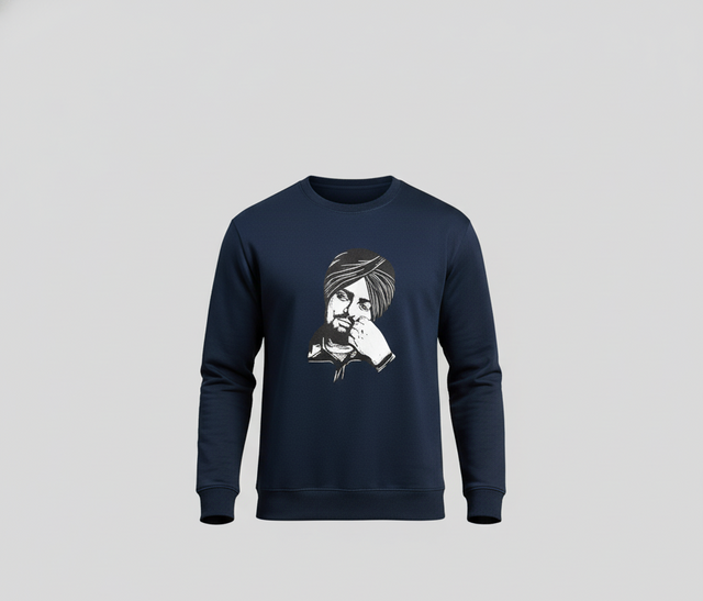 Moosewala Legacy Shirt (Dark Blue)