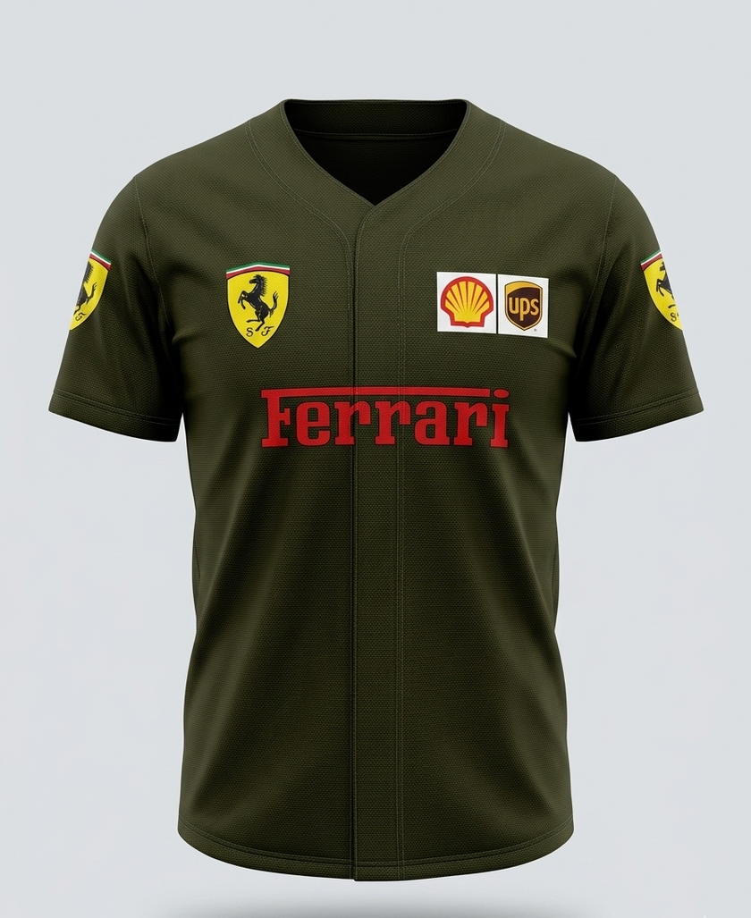 Ferrari Shirt (Olive)