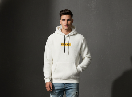 Versace Hoodie (White)