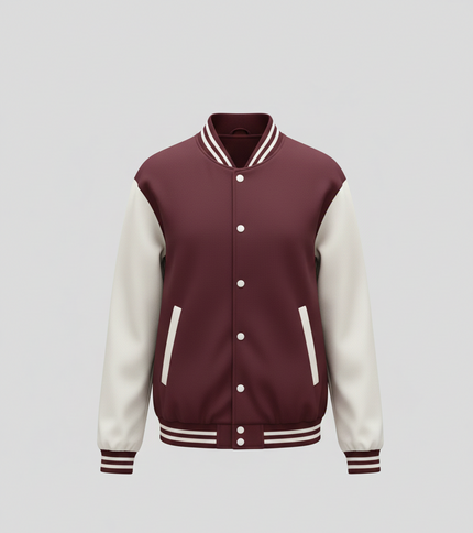 Baseball Jacket (Maroon)