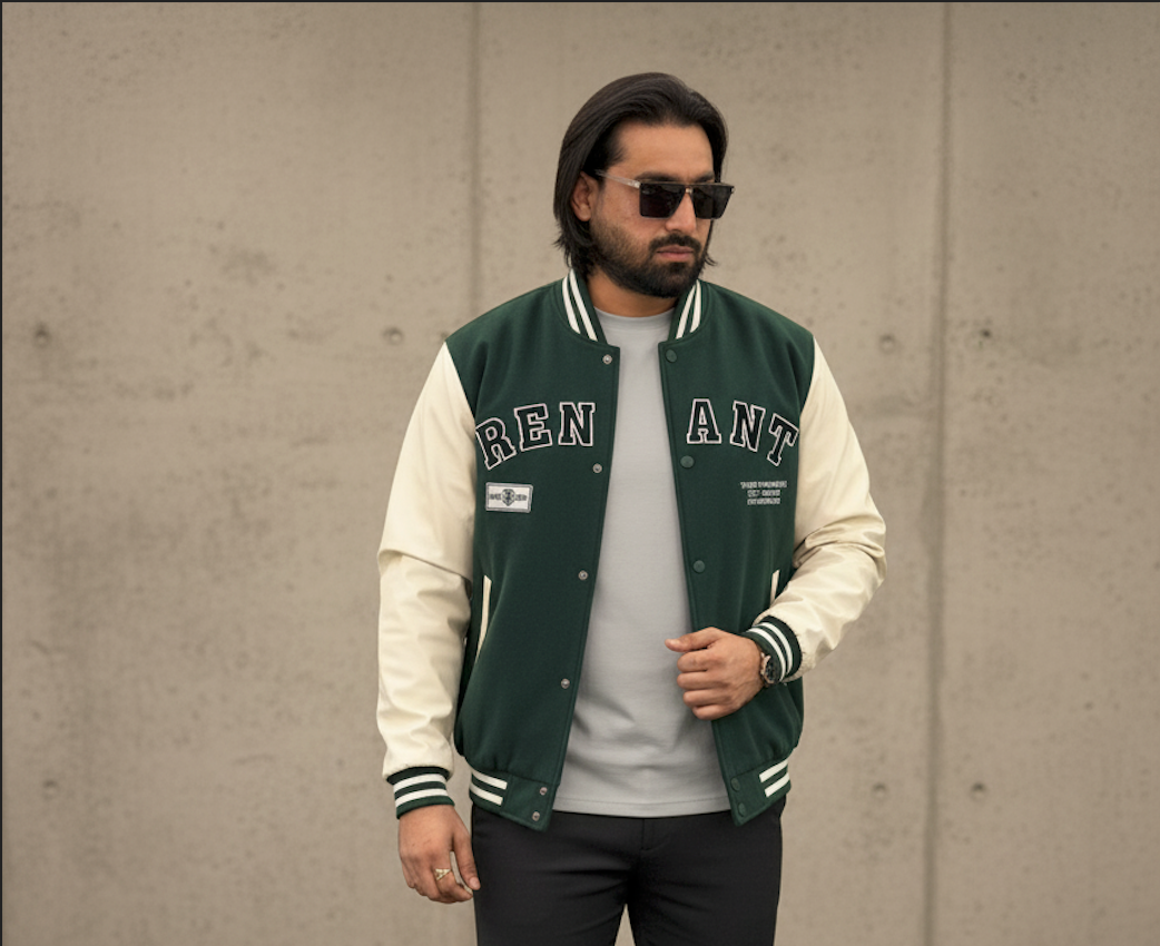 Varsity Jacket (Dark Green)