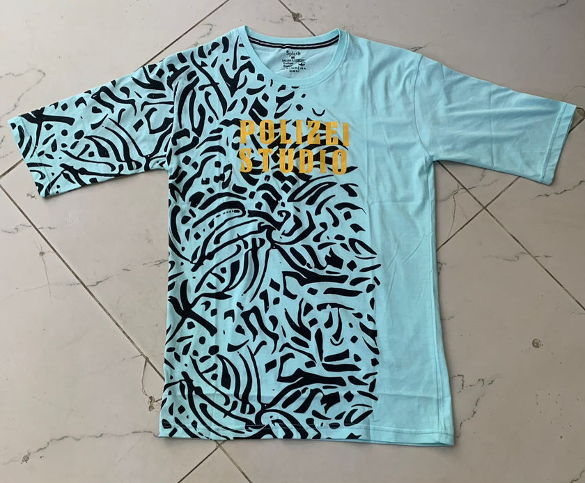 Arabic Down Shoulder (Blue)