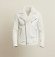 White Biker Jacket