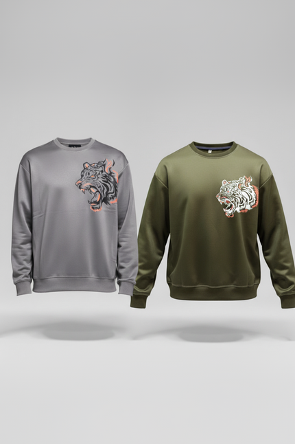 Combo Pack of 2 - Tiger SweatShirts