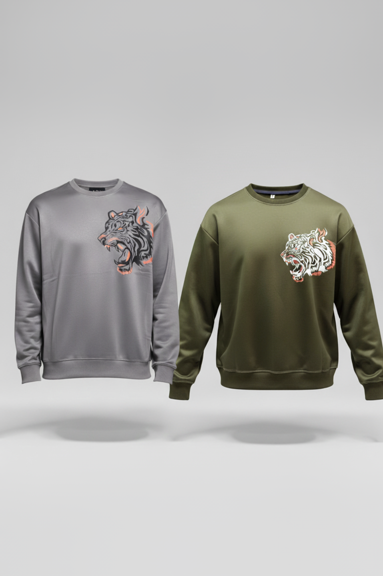 Combo Pack of 2 - Tiger SweatShirts