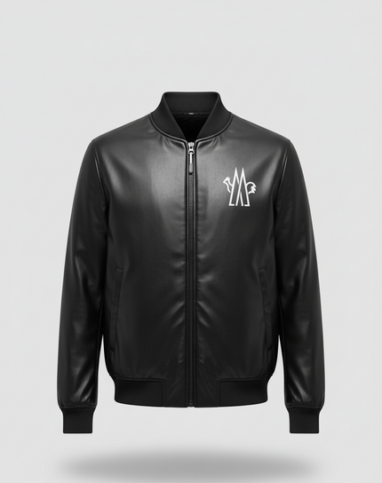 Men's Black Leather Jacket
